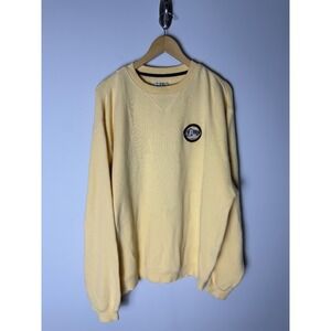 Vintage Stadium Club Sweater Mens L Yellow Golf Cutter & Buck